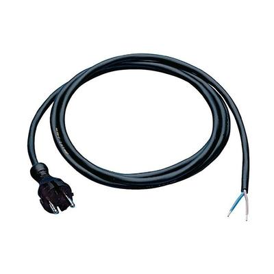Anschlussleitung H05RN-F 2x1 mm² 5m m.Konturenstecker schwarz f.Innen Image