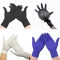 Gants en Latex et Caoutchouc pour Vaisselle Cuisine Travail Jardin Ménage Livres Noirs