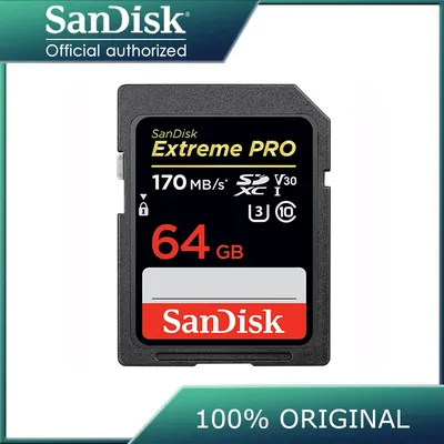 SanDisk Extreme PRO 64 Go Tarjeta SD UHS-I 32 Go carte SD 128 Go Carte mémoire 256 Go 1T carte SD