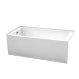 Grayley 60-Inch x 30-Inch Alcove Bathtub in White with Options