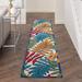 Nourison Aloha Leaf Print Vibrant Indoor/Outdoor Area Rug