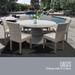 Monterey 60 Inch Outdoor Patio Dining Table with 6 Armless Chairs