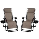 Sun-Ray 2PK Outdoor Gravity Chair Set