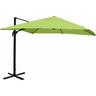 Mendler - Ombrellone parasole decentrato HWC-A96 3x3m verde senza base - green