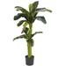 Silk 5-foot Potted Banana Tree