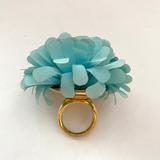 Kate Spade Jewelry | Kate Spade Turquoise Flower Ring Size 8 | Color: Blue | Size: 8