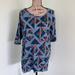 Lularoe Tops | Cute Irma Lularoe Top | Color: Blue/Red | Size: L