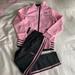 Adidas Matching Sets | Adidas Girls Track Pant Set Size 6x Used | Color: Black/Pink | Size: 6xg