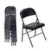 Elegant Foldable Iron & PVC Chairs for Convention & Exhibition 4 or 6 Pack Folding Chair