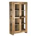 Mistana™ Abbey Curio Cabinet Wood/Glass in Brown | 73 H x 39 W x 17 D in | Wayfair E08C08F4BED74F4ABE81661D4EBEA2A4