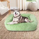 Tucker Murphy Pet™ Banach Ultra Soft Bolster Polyester in Green | 7 H x 31 W x 28 D in | Wayfair 1911BE55F402405EA82795337817FC69