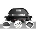 Barbecue électrique Weber Pulse 2000 + Housse + Kit ustensiles 3 pièces Better + Plancha