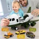 Jouets d'avion à inertie pour enfants avion de Transport de grand stockage avec véhicule de camion