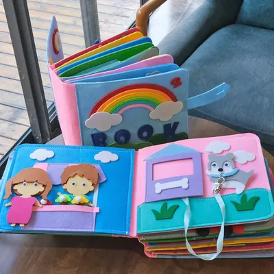Livres en tissu pour bébé compétences de base apprentissage précoce éducation jouets Montessori