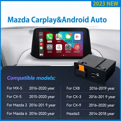 Adaptateur USB OEM pour Apple CarPlay et Android Auto kit de rénovation pour Mazda hub 3 6 2 CX3