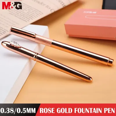 M & G – stylo-plume Extra-fin en métal, stylo à encre de luxe, fournitures de bureau, fournitures