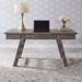 Modern Farmhouse Dusty Charcoal Distressed Writing Desk