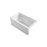 Kohler K-1946-Ra Archer 60" X 30" Alcove Bath With Integral Apron, Integral Flange And Right-Hand Drain