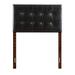 Glory Furniture Panel Headboard Faux Leather/Upholstered in Black | 53 H x 40.6299 W x 1.9685 D in | Wayfair G0128-THB