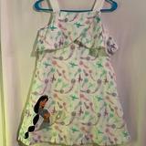Disney Dresses | Disney's Princess Jasmine Dress Size 9/10 | Color: White | Size: 10g