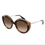 Gucci Accessories | Gucci Cat Eye Crystal Pave Sunglasses | Color: Brown/Gold | Size: Os