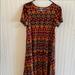 Lularoe Dresses | Lularoe Carly Aztec Southwestern Pattern | Color: Black/Orange | Size: S
