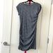 Zara Dresses | Gray Body On Short Sleeve Sweater Dress | Color: Gray | Size: S