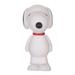 Peanuts Charlie Brown Snoopy Vinyl Squeaker Dog Toy, Small, White