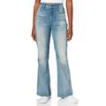 G-STAR RAW Women's 3301 Skinny High Waist Flare Jeans, Blue (Vintage Cool Aqua C052-C277), 27W /30L