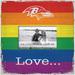 Baltimore Ravens 10'' x Love Pride Frame