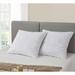 European Square 26 x 26 Inch Feather Pillows (Set of 2) - White