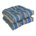 19-inch Rounded Back Indoor/Outdoor Chair Cushions (Set of 2)