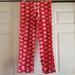 J. Crew Intimates & Sleepwear | J Crew Size M Red And White Flannel Pj Pants | Color: Red/White | Size: M