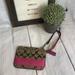 Coach Bags | Khaki Mulberry Pink Coach Signature Wristlet Nwt | Color: Pink/Tan | Size: Approx. 4 X 6