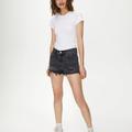 Levi's Shorts | Levi's 501 Black Denim Distressed Shorts 26 | Color: Black | Size: 26