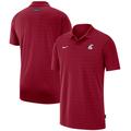 Men's Nike Crimson Washington State Cougars 2021 Early Season Victory Coaches Performance Polo