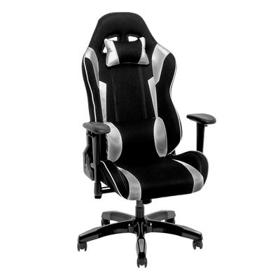 Porch & Den Banton Bonded Leather, Fabric, and Mesh High-back Ergonomic Gaming Chair