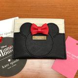 Kate Spade Bags | Katespade Minnie Mouse Limited Edition Card Case | Color: Black/White | Size: Os