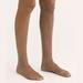 Free People Accessories | Free People Time To Shine Semi Sheer Nude Tights | Color: Gold/Tan | Size: Os