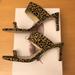 Jessica Simpson Shoes | Jessica Simpson Leopard Print Sandal. Never Worn | Color: Black/Tan | Size: 9