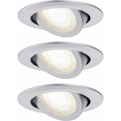 92986 ebl 3stepdim LED-Einbauleuchte 3er Set 6 w Chrom - Paulmann