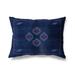 KILIM NAVY Indoor|Outdoor Pillow By Becky Bailey