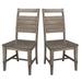 Solid Wood Farmhouse Chic Dining Chairs - Set of 2