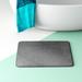 Latitude Run® Steph Ultra Soft Non Slip & Absorbent Memory Foam Bath Rugs Polyester in Gray | 1 H x 20 W in | Wayfair LDER3582 42274790