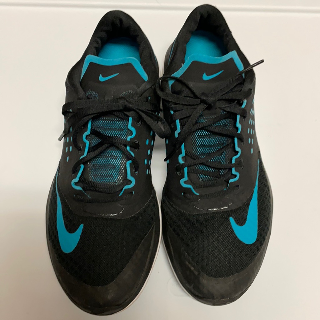 Nike Shoes | Fs Lite Run 2 Nike Tennis Shoe | Color: Black/Blue | Size: 10