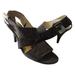 Michael Kors Shoes | *Michael Kors Chocolate Brown Lizard Open Toe | Color: Brown | Size: 8