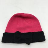 Kate Spade Accessories | Kate Spade Pink And Black Bow Winter Hat | Color: Black/Pink | Size: Os