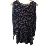 American Eagle Outfitters Dresses | American Eagle Outfitters Floral Open Sleeve Dress | Color: Blue | Size: Xs