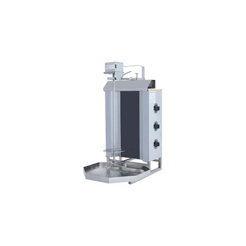Dönergrill/Gyrosgrill – 3 Brenner – Elektro – Motor oben – max. 40 kg