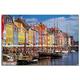 Denmark Nyhavn Copenhagen Jigsaw Puzzle for Adults 1000 Piece Wooden Travel Gift Souvenir